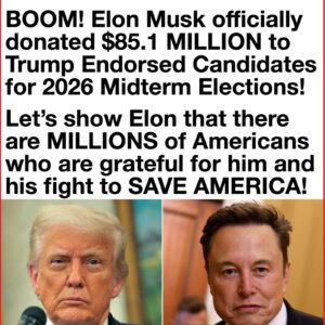 BOOM! Elon Musk officially donated .1 MILLION to Trump endorsed candidates for 2026 Midterm Elections!