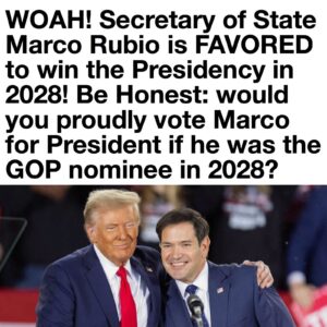 Marco Rubio is FAVORED to win the Presidency in 2028!