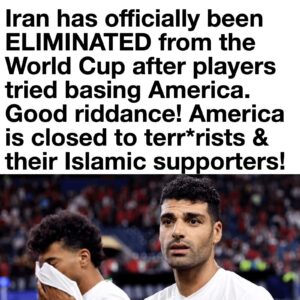 Iran has officially been ELIMINATED from the World Cup after players tried bashing America.