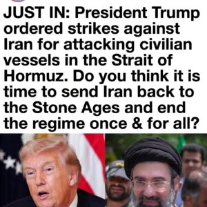 President Trump is showing real leadership by ordering strikes on Iran after they attacked civilian vessels in the Strait of Hormuz. President Trump is showing real leadership by ordering strikes on Iran after they attacked civilian vessels in the Strait of Hormuz.
